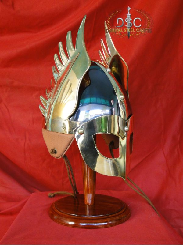 DSC-H308 SPECTACLE WINGED HELMET