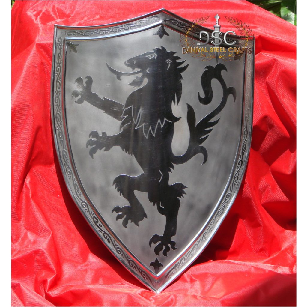 DSC-S117 DRAGON KNIGHT SHIELD – Daniyal Steel Crafts